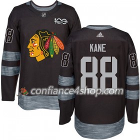 Adidas Maillot de Hockey Chicago Blackhawks Patrick Kane 88 1917-2017 100th Anniversary Noir Authentic - Homme